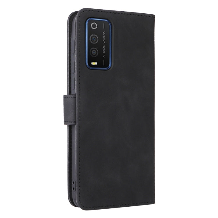 For TCL 205 Skin Feel Magnetic Buckle Leather Phone Case