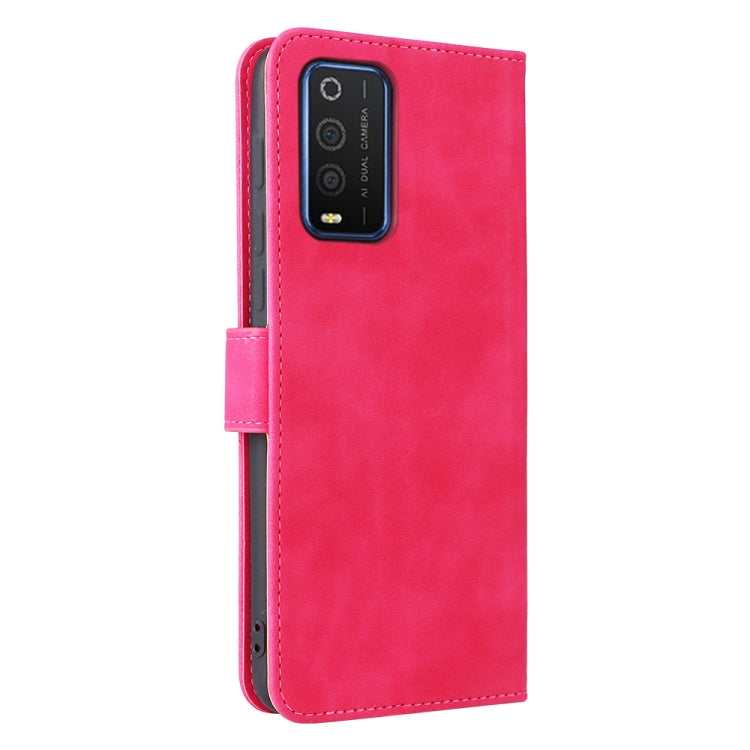 For TCL 205 Skin Feel Magnetic Buckle Leather Phone Case