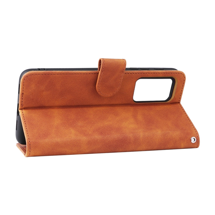 For TCL 205 Skin Feel Magnetic Buckle Leather Phone Case
