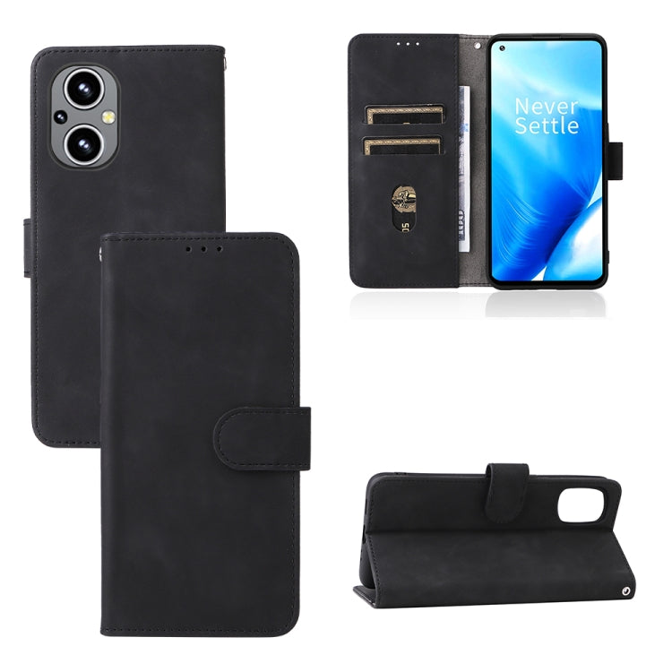 For OnePlus Nord N20 5G Skin Feel Magnetic Buckle Leather Phone Case