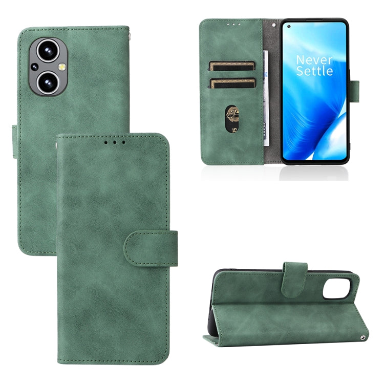 For OnePlus Nord N20 5G Skin Feel Magnetic Buckle Leather Phone Case