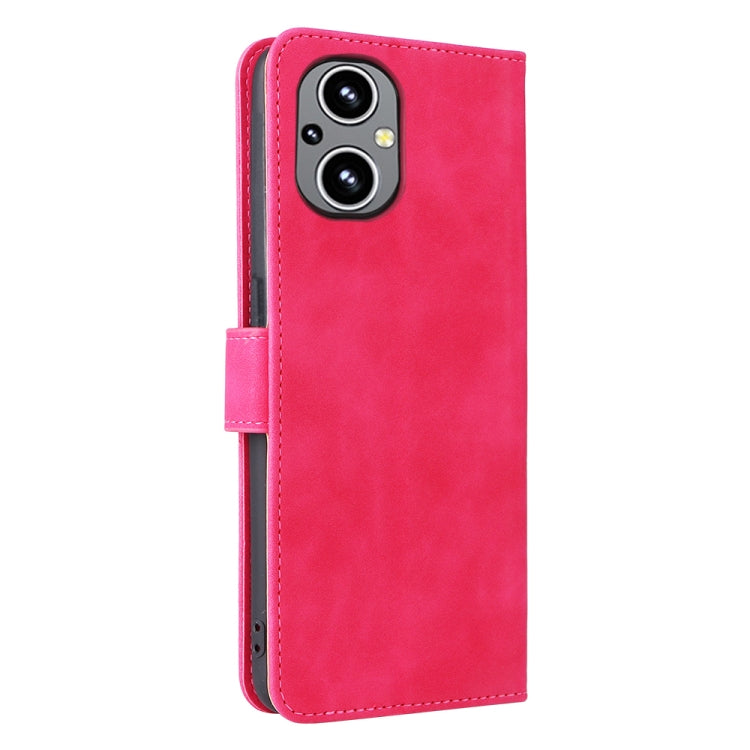 For OnePlus Nord N20 5G Skin Feel Magnetic Buckle Leather Phone Case