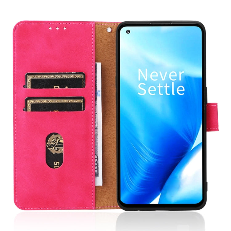 For OnePlus Nord N20 5G Skin Feel Magnetic Buckle Leather Phone Case