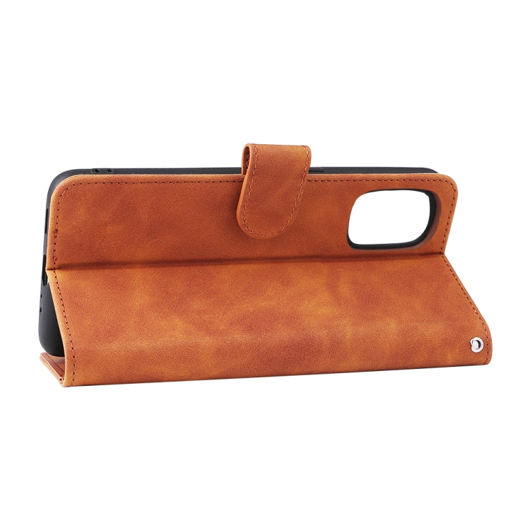 For OnePlus Nord N20 5G Skin Feel Magnetic Buckle Leather Phone Case