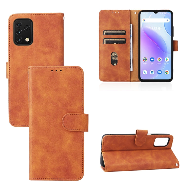 For UMIDIGI A11S Skin Feel Magnetic Buckle Leather Phone Case