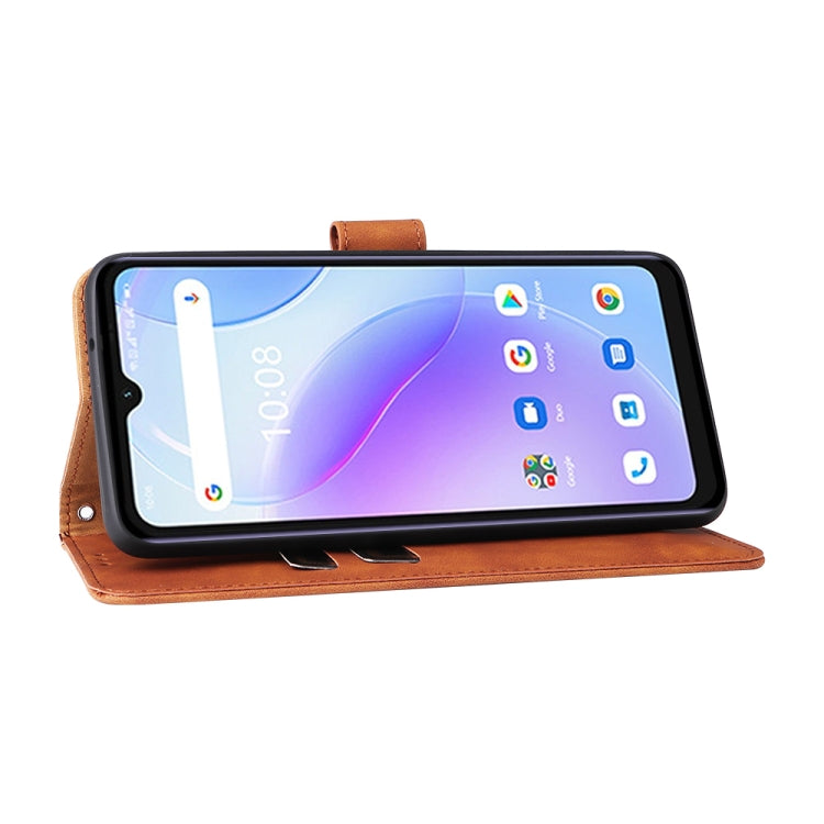 For UMIDIGI A11S Skin Feel Magnetic Buckle Leather Phone Case