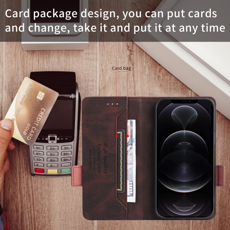 For vivo Y21 / Y33s Magnetic Clasp Leather Phone Case