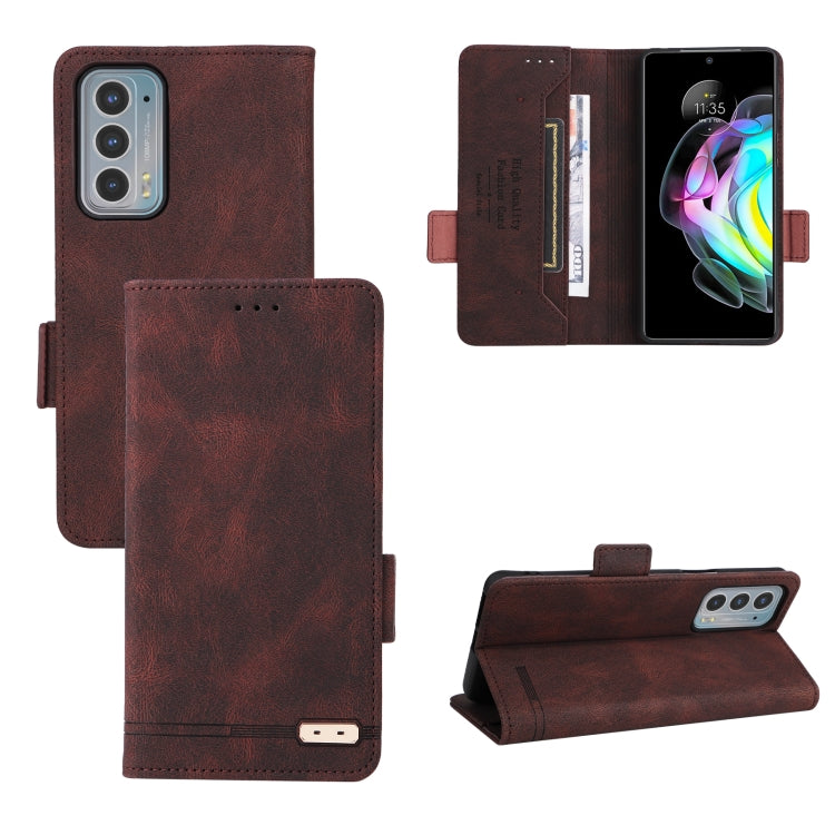 For Motorola Edge 20 Magnetic Clasp Leather Phone Case