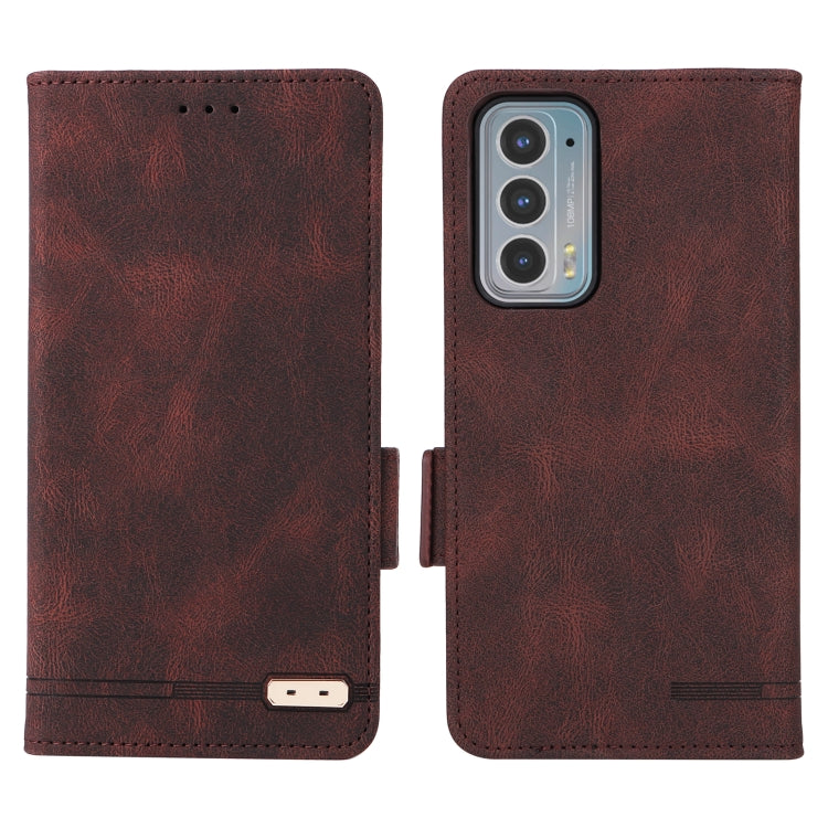 For Motorola Edge 20 Magnetic Clasp Leather Phone Case