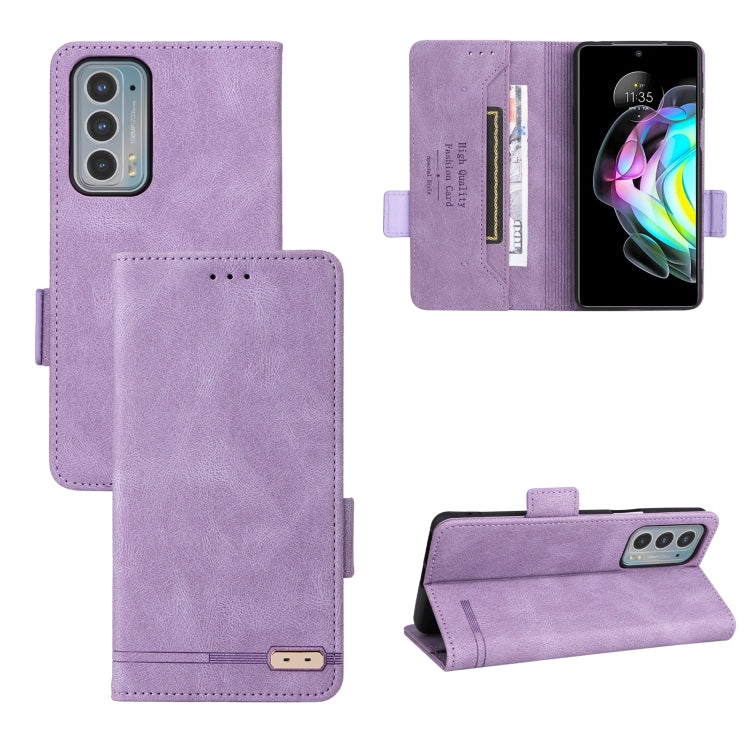 For Motorola Edge 20 Magnetic Clasp Leather Phone Case