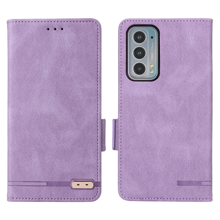For Motorola Edge 20 Magnetic Clasp Leather Phone Case