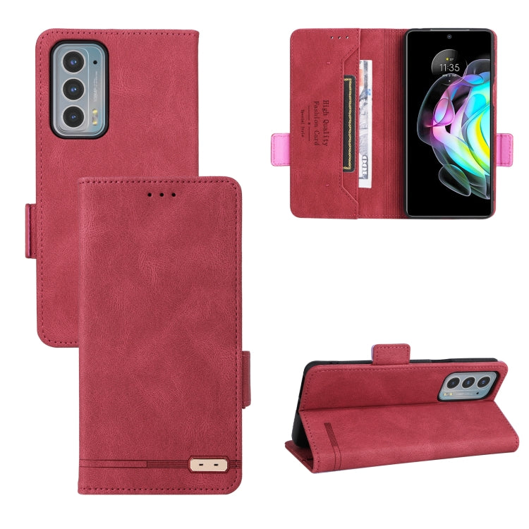 For Motorola Edge 20 Magnetic Clasp Leather Phone Case