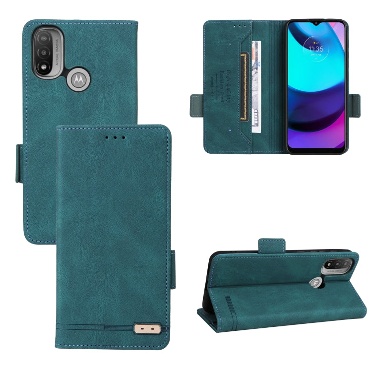 For Motorola Moto E20 / E40 Magnetic Clasp Leather Phone Case