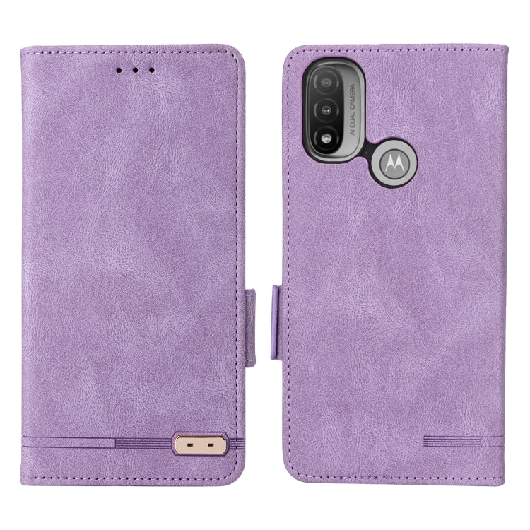 For Motorola Moto E20 / E40 Magnetic Clasp Leather Phone Case