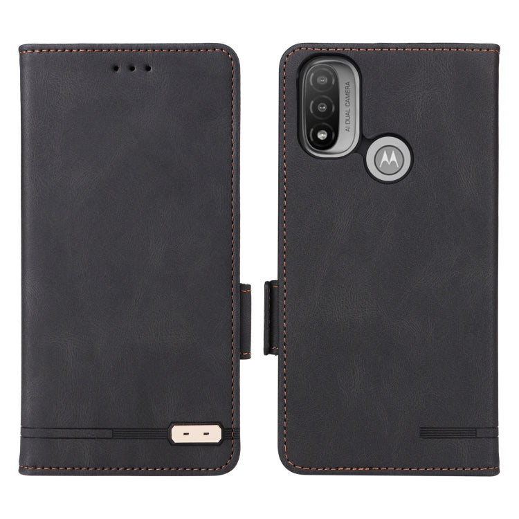 For Motorola Moto E20 / E40 Magnetic Clasp Leather Phone Case