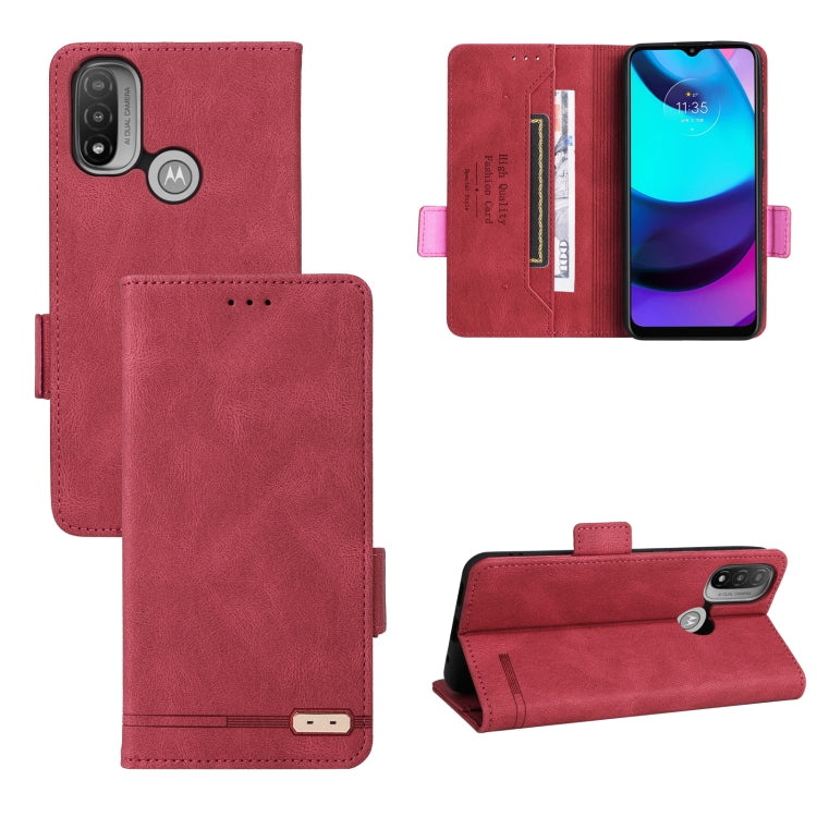 For Motorola Moto E20 / E40 Magnetic Clasp Leather Phone Case