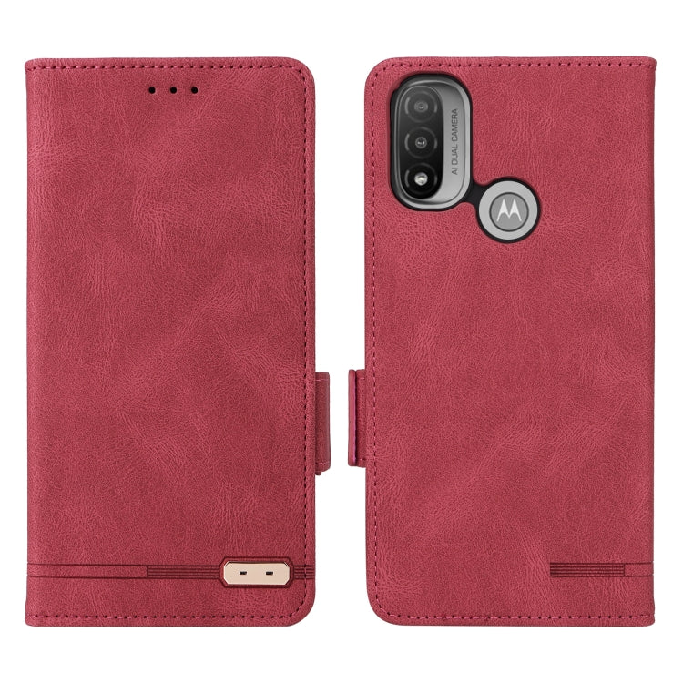 For Motorola Moto E20 / E40 Magnetic Clasp Leather Phone Case