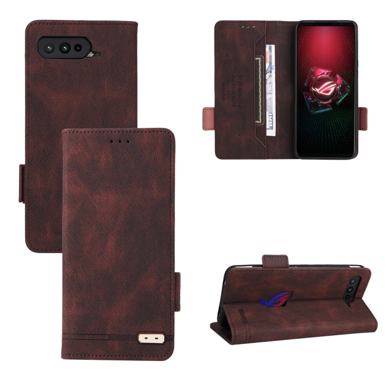 For Asus ROG Phone 5 Magnetic Clasp Leather Phone Case