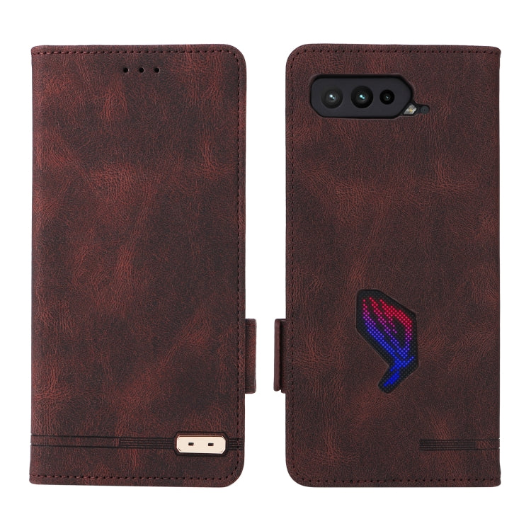 For Asus ROG Phone 5 Magnetic Clasp Leather Phone Case