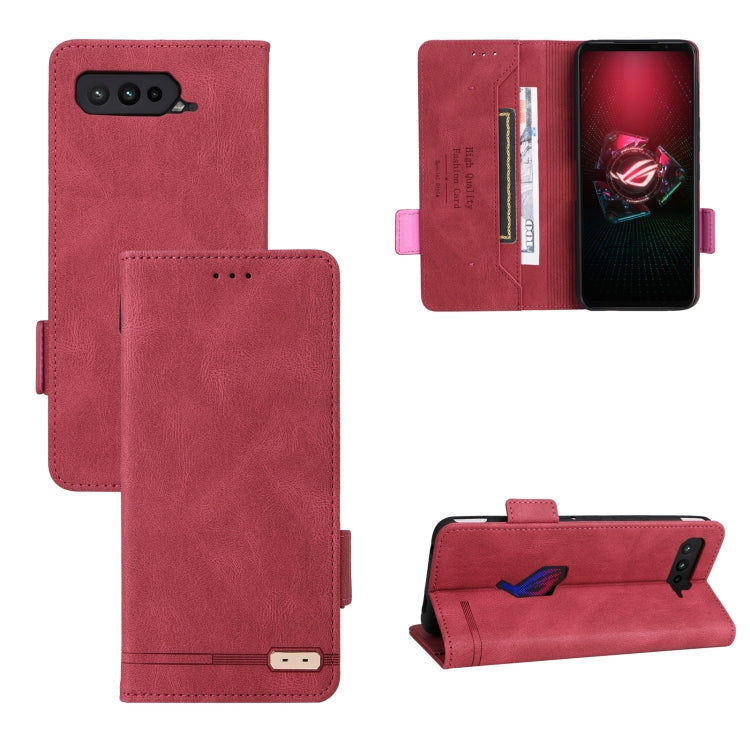 For Asus ROG Phone 5 Magnetic Clasp Leather Phone Case