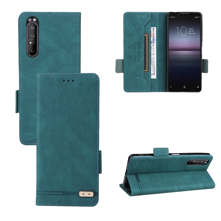 For Sony Xperia 1 II Magnetic Clasp Leather Phone Case
