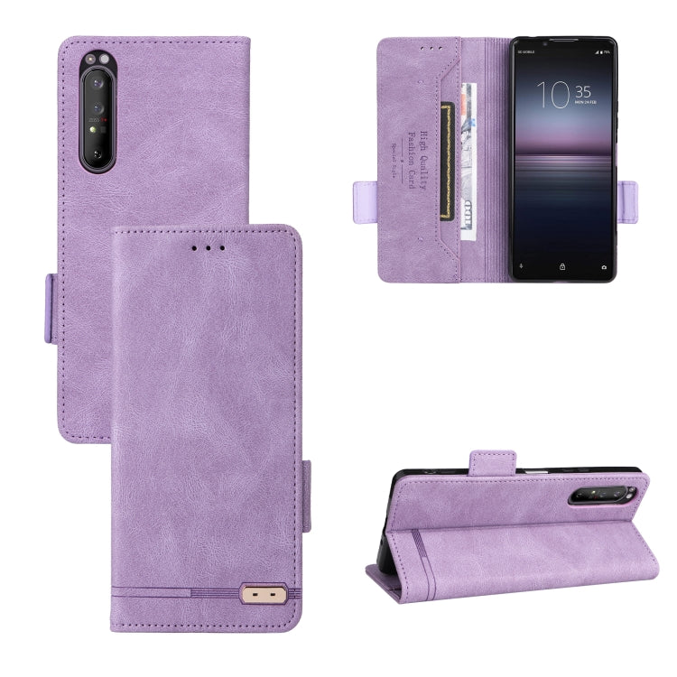 For Sony Xperia 1 II Magnetic Clasp Leather Phone Case