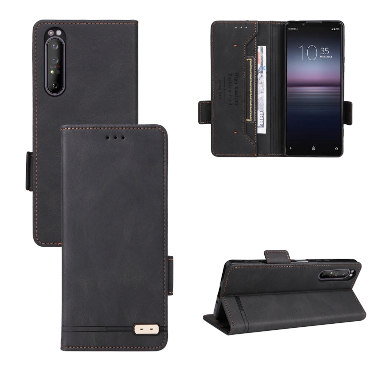 For Sony Xperia 1 II Magnetic Clasp Leather Phone Case