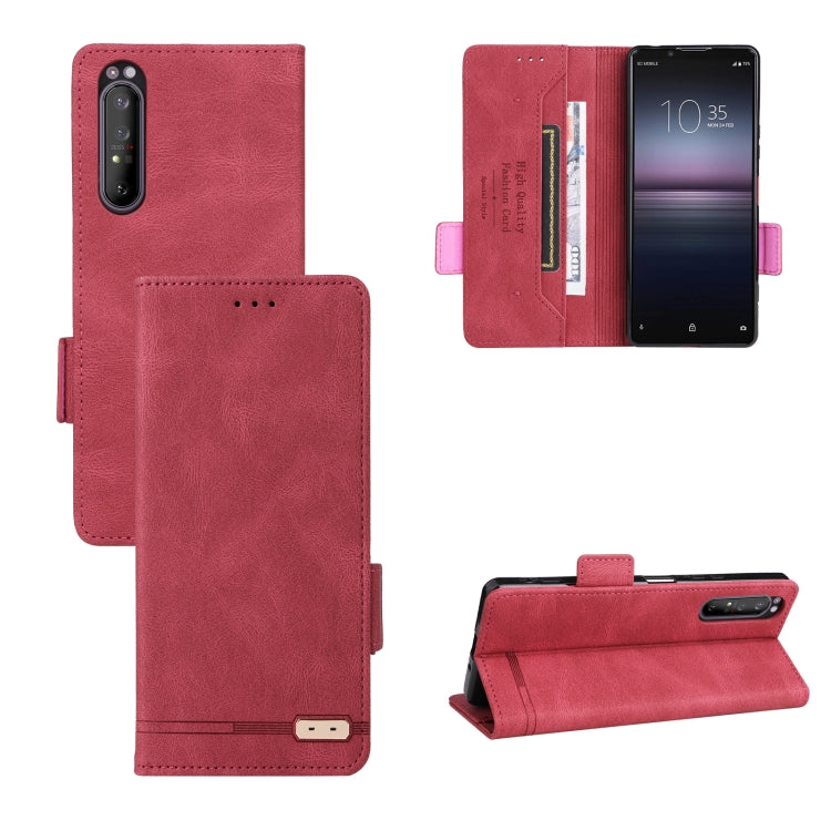 For Sony Xperia 1 II Magnetic Clasp Leather Phone Case