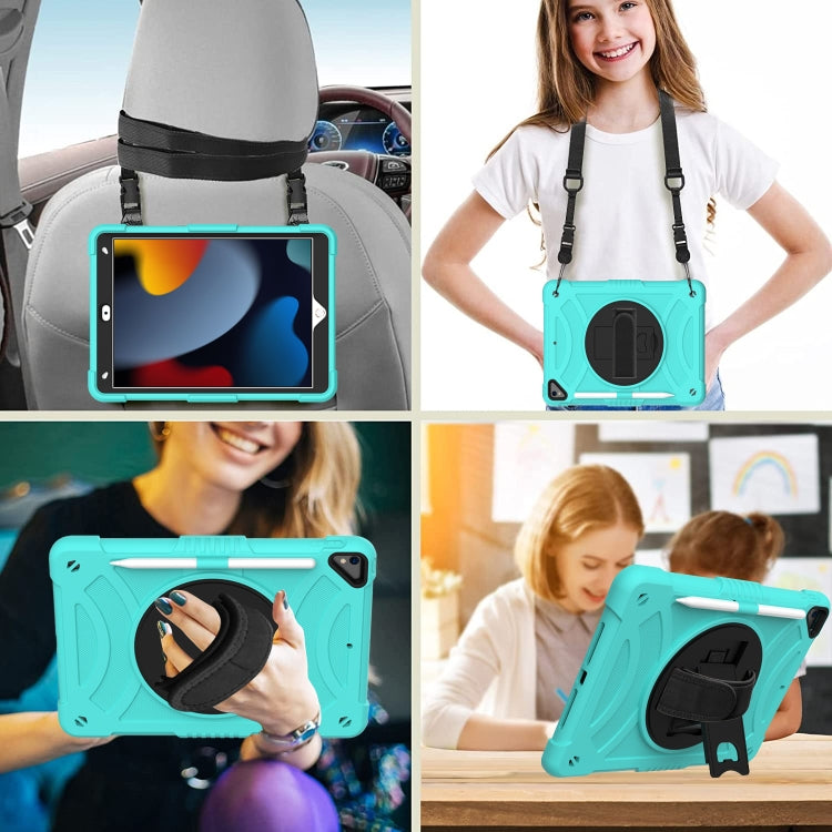 For iPad 10.2 2021 / 2020 / 2019 PC + Silicone Combination Tablet Case