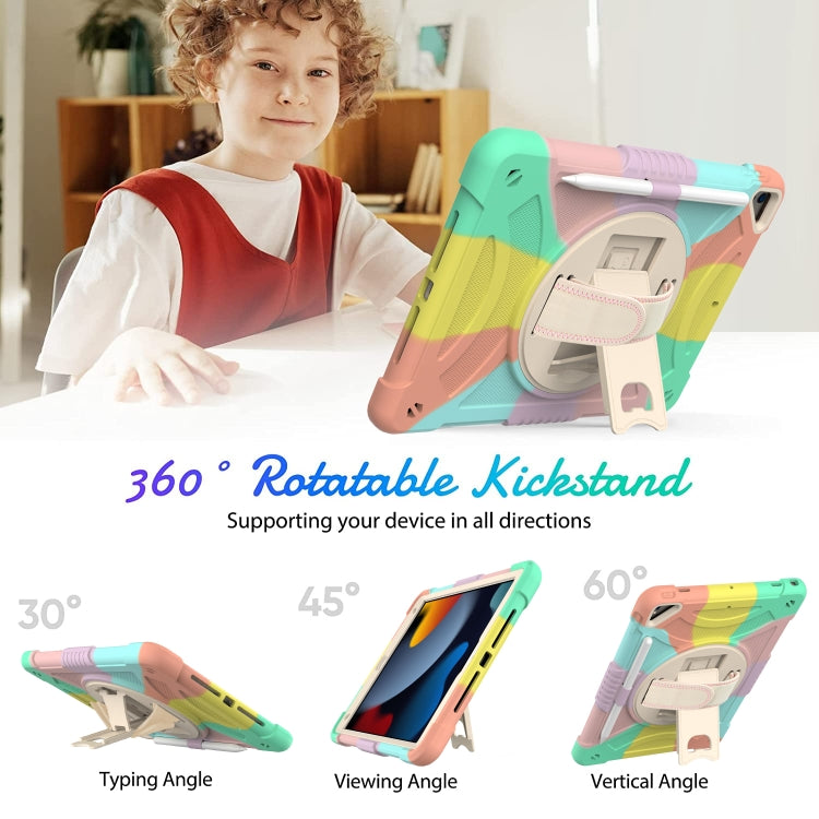 For iPad 10.2 2021 / 2020 / 2019 PC + Silicone Combination Tablet Case