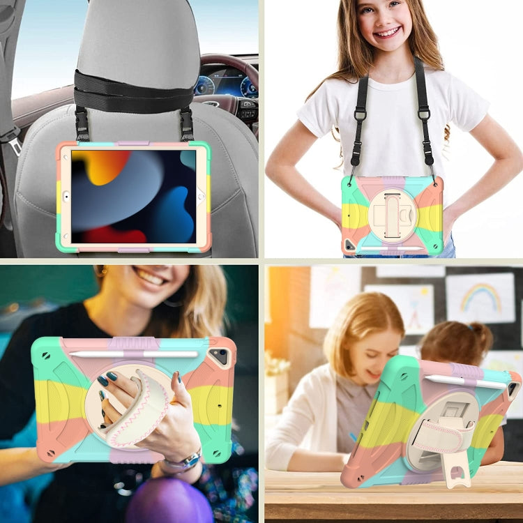 For iPad 10.2 2021 / 2020 / 2019 PC + Silicone Combination Tablet Case