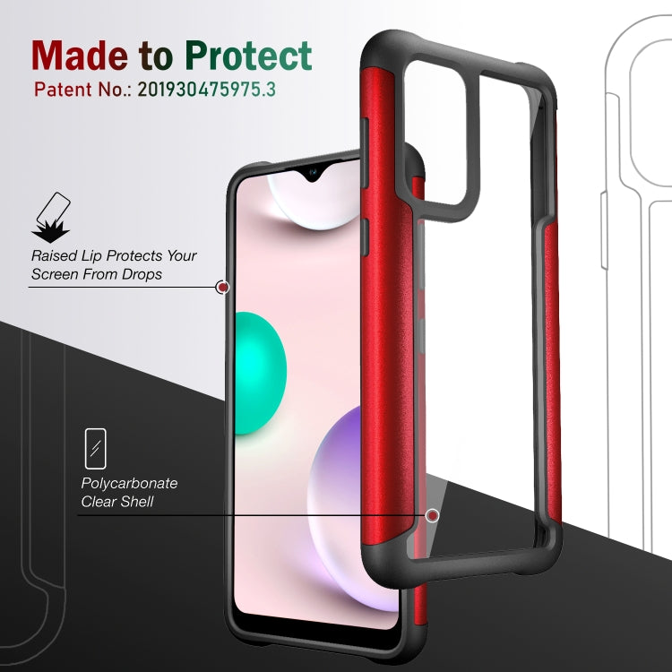For Samsung Galaxy A33 5G Iron Man Series Metal PC + TPU Phone Case
