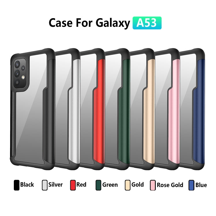 For Samsung Galaxy A53 5G Iron Man Series Metal PC + TPU Phone Case