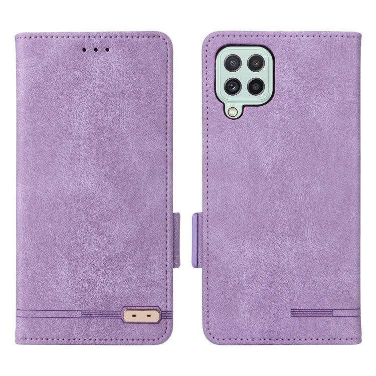 For Samsung Galaxy A22 4G Magnetic Clasp Leather Phone Case