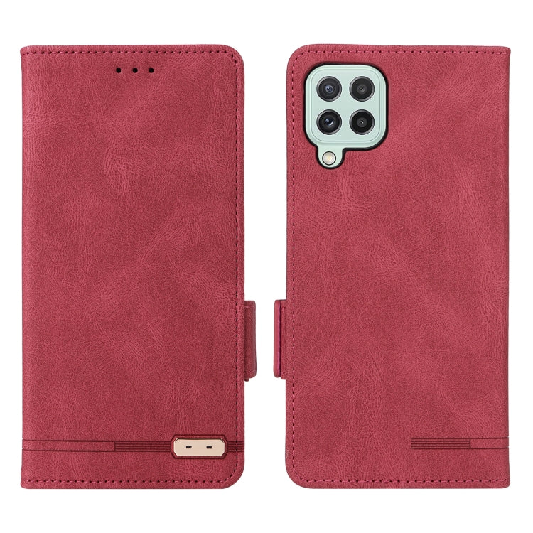 For Samsung Galaxy A22 4G Magnetic Clasp Leather Phone Case