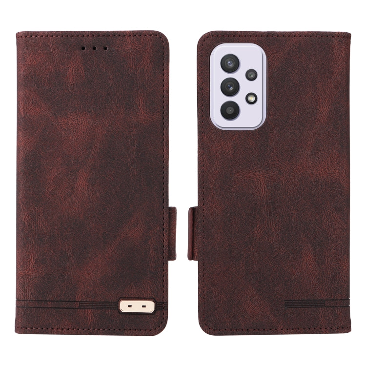 For Samsung Galaxy A33 5G Magnetic Clasp Leather Phone Case