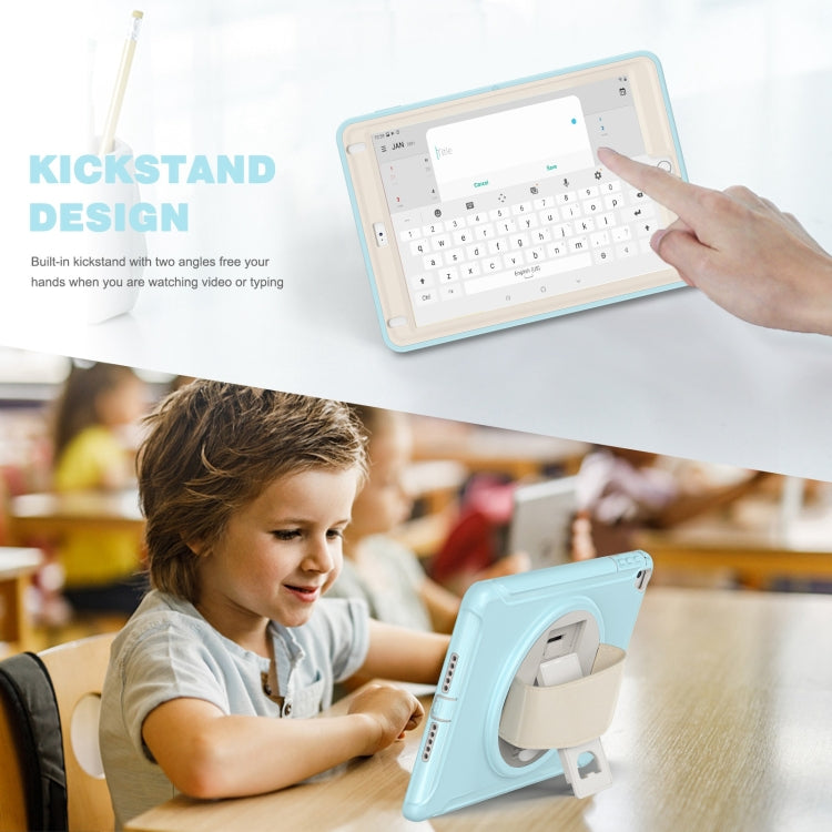 360 Degree Rotation PC + TPU Tablet Case For iPad 9.7 2018 / 2017