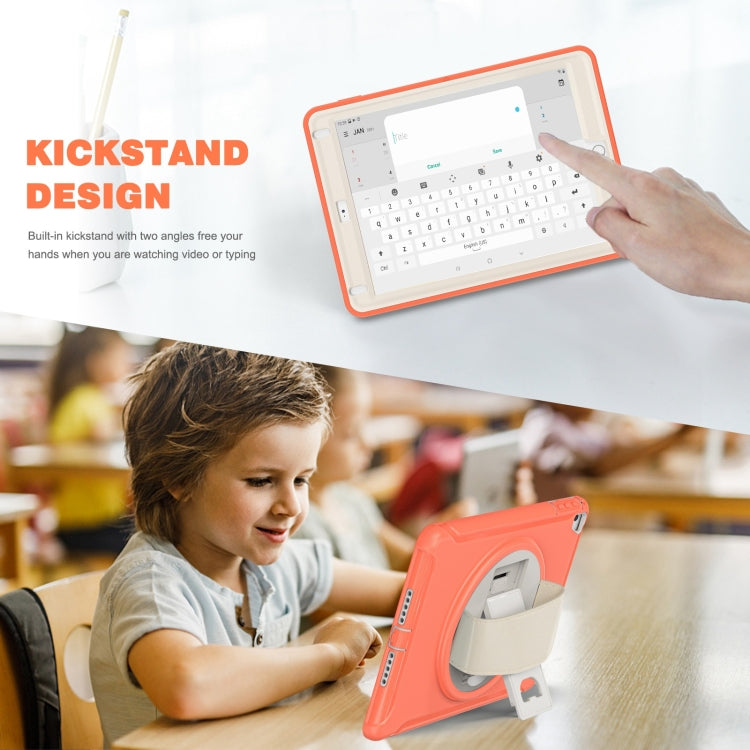 360 Degree Rotation PC + TPU Tablet Case For iPad 9.7 2018 / 2017