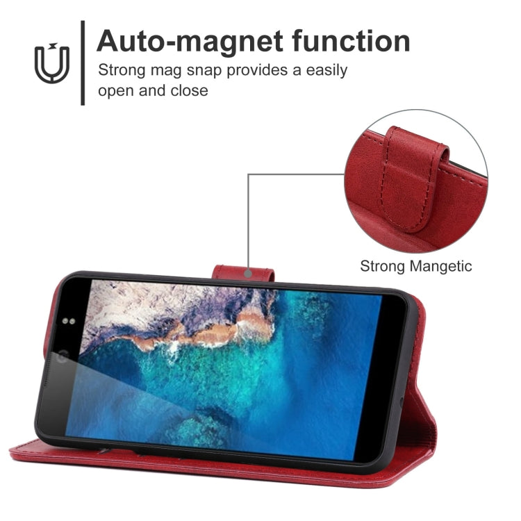 For Tecno Camon CX Leather Phone Case