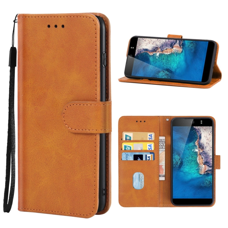 For Tecno Camon CX Leather Phone Case