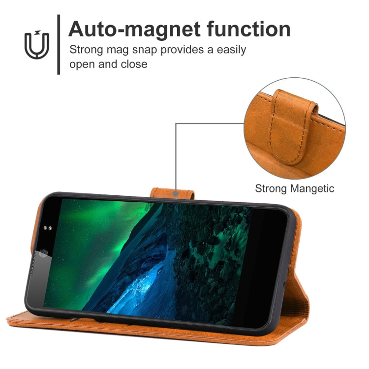 For Tecno Camon CX Air Leather Phone Case