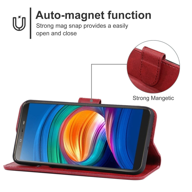 For Tecno Camon X Pro Leather Phone Case