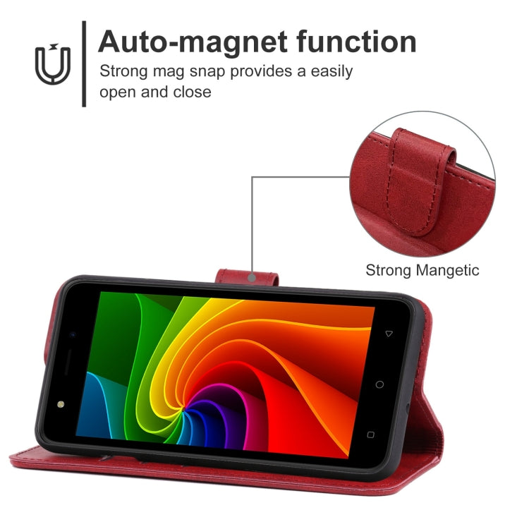 For Tecno F2 Leather Phone Case