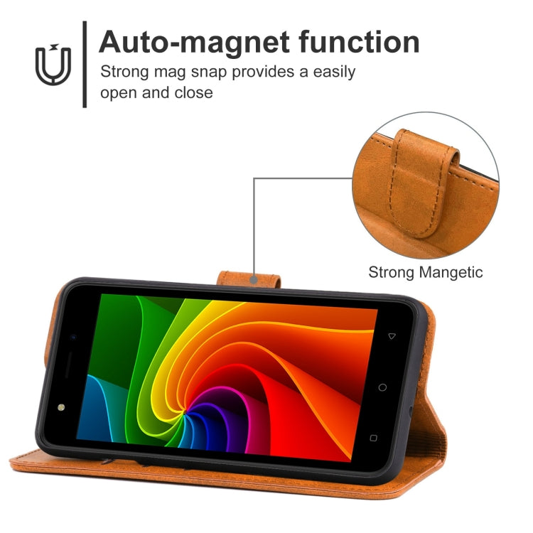 For Tecno F2 Leather Phone Case