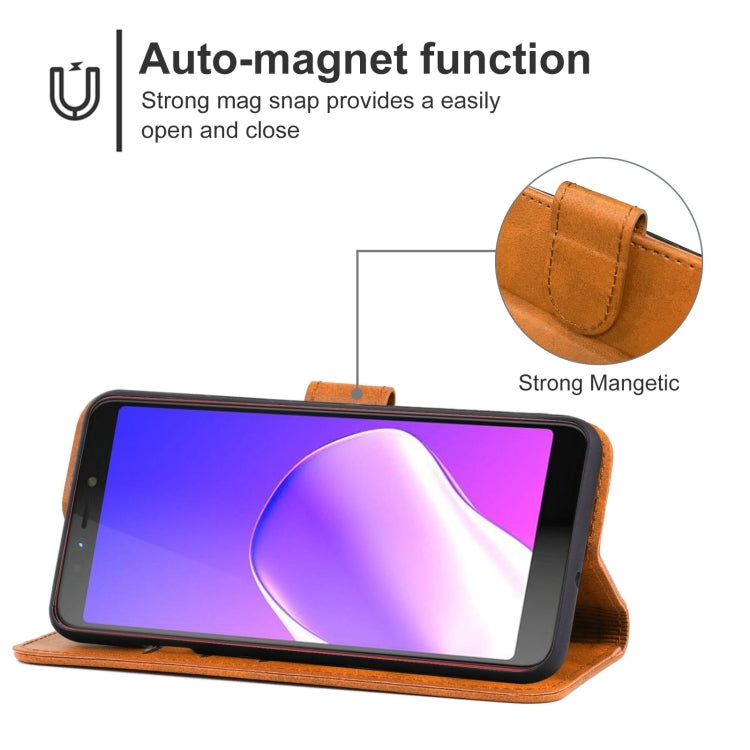 For Tecno Hot 6 Pro Leather Phone Case