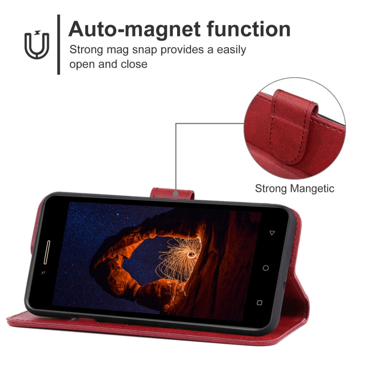 For Tecno P12 Leather Phone Case