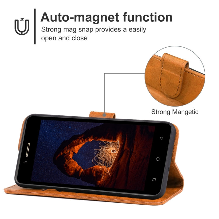 For Tecno P12 Leather Phone Case