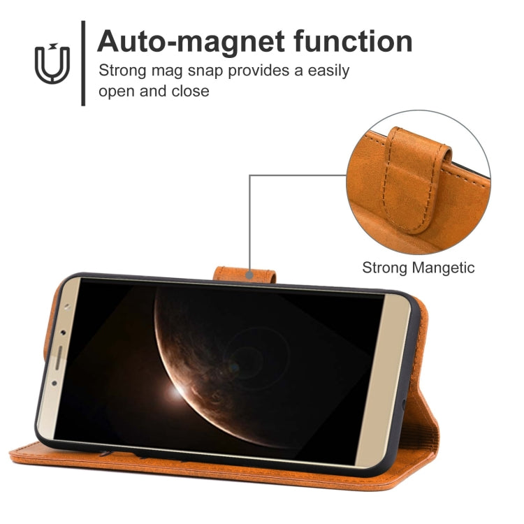 For Tecno Phantom 6 Plus Leather Phone Case