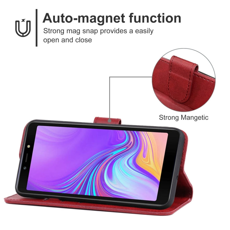 For Tecno Pop 2 Plus Leather Phone Case