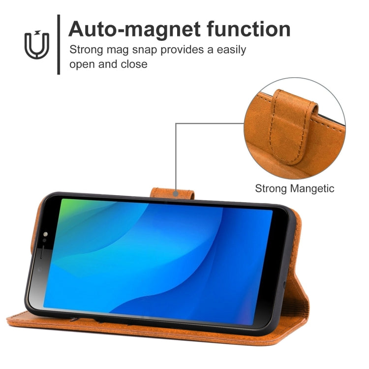 For Tecno Pouvoir 3 Air Leather Phone Case